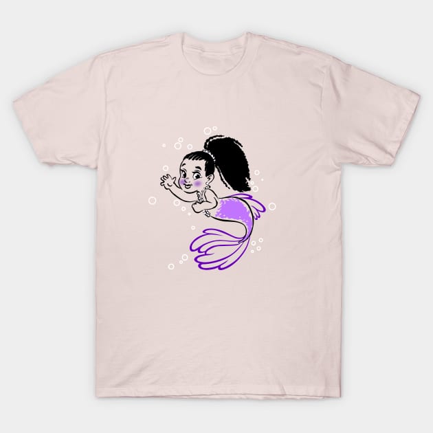 mermaid girl T-Shirt by richhwalsh